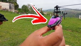 HELICOPTERO DE CONTROLE REMOTO BOM E BARATO FAZ VOO PERFEITO  WLTOYS V944 [upl. by Bashee357]