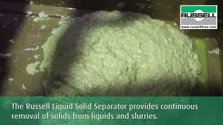 Bulk slurry separator for fermentation broth [upl. by Hakilam70]