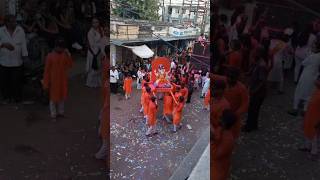 Ganesh visarjan African touch ganesha ganeshvisarjan porbandar trending ytshorts viralshort [upl. by Atinra]