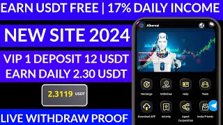 New USDT Site 2024  Best Usdt Investment Website  New Usdt Mining Site  New Usdt Earning Website [upl. by Ancell952]