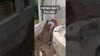 MANUAL PIPING BACK FILLING JACUZZI AREA [upl. by Liew]