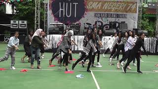 HUT SMAN 74 Jakarta  Flash Mob  MPKOSIS SMAN 74 [upl. by Zaslow]