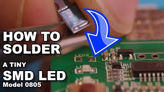 How to Solder a SMD LED [upl. by Disario]