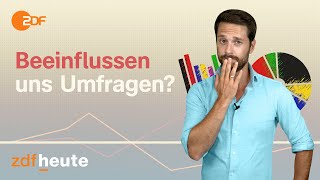 Beeinflussen Wahlumfragen die Bundestagswahlen  Politbarometer2go [upl. by Assyle]