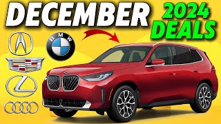 Decembers HOTTEST Luxury SUV Lease Deals 2024  Save BIG on BMW Lexus Audi amp More [upl. by Aicenad]