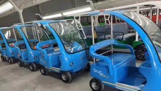 Electric Car mini 2 seater electric car buggy battery sigtseeing bus [upl. by Faso]