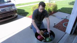 Water Gourd Marimba Demonstration by Adam Riviere [upl. by Iong741]