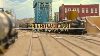 HO Pennsylvania electric GG1 amp various P70 heavyweights included modernized [upl. by Tarrah991]