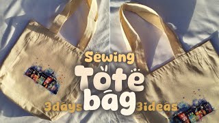 DIY TOTE BAG  How to sew tote bag  Sewing Bag [upl. by Victor]