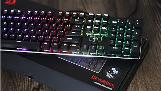 ASMR Redragon Devarajas K556 Unboxing Best RGB Mechanical Keyboard from Redragon [upl. by Liauqram296]