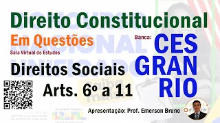 CESGRANRIO 01  Q01 Dir Sociais [upl. by Clapp]