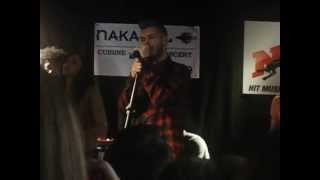 M Pokora  We Found Love Reprise accoustic de Rihanna Showcase a Lyon [upl. by Mairhpe189]