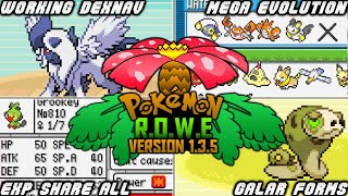 UPDATED Pokemon ROWE  Completed Rom With Mega Evolution Exp Share All Dexnav Gen 8 amp More [upl. by Morita146]