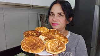 BOLINHO DE MAISENA DE FRIGIDEIRA FEITO COM APENAS 3 INGREDIENTES SEM TRIGOSEM OVOS DELICIOSO [upl. by Ydnys45]