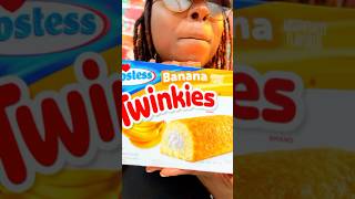 BANANA TWINKIES‼️ Have you seen these⁉️ twinkie banana new hostess creamfilling [upl. by Wayland944]