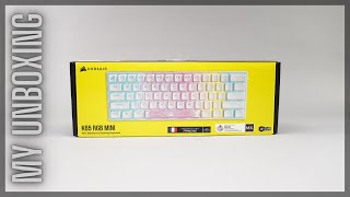 Corsair K65 RGB Mini  déballage [upl. by Minsat]