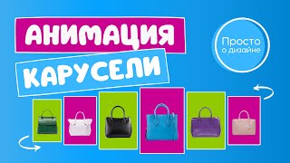 Анимация перемещения в Canva  Фотокарусель [upl. by Irrep]