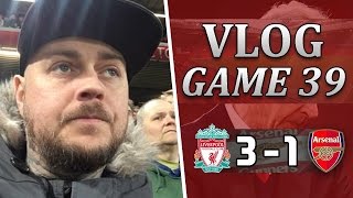 Liverpool 3 v 1 Arsenal  Another Sht Performance  Matchday Vlog  Game 39 [upl. by Winograd]