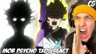 MOB VS TERUKI HANAZAWA  React Mob Psycho 100 EP 5 temporada 1 [upl. by Adel72]