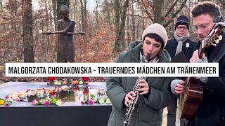 13022024 Dresden Heidefriedhof Musik Trauerndes Mädchen am Tränenmeer von Małgorzata Chodakowska [upl. by Sulakcin689]