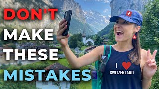 15 Tourist Mistakes To Avoid in Interlaken Grindelwald amp Lauterbrunnen  What To Know Before You Go [upl. by Etakyram]