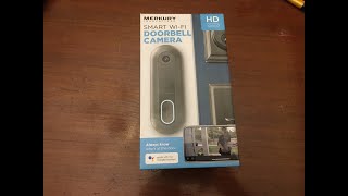 Walmart Clearance MICW024 Merkury Innovations Wired Smart Video Doorbell 1080p Camera install [upl. by Ahsiuqal]