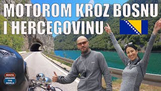 MOTOROM KROZ BOSNU I HERCEGOVINU  VIŠEGRAD SARAJEVO MOSTAR JAHORINA  NA DVA TOČKA [upl. by Breen]