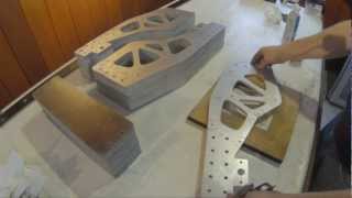 Platform CNC Aluminum Finishing and Tapping Holes [upl. by Llerraf]