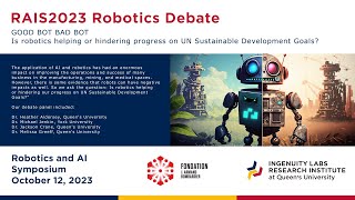 RAIS2023 Robotics Debate [upl. by Hesoj]