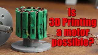 Is 3D Printing a motor possible Experiment [upl. by Asiel]