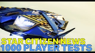 Star Citizen Tested 1000 Players with Server Meshing [upl. by Oralla]