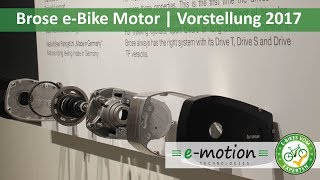 Brose eBike Motor 2017 Gesamtüberblick  Pedelec Preview Vorschau [upl. by Oiromed]