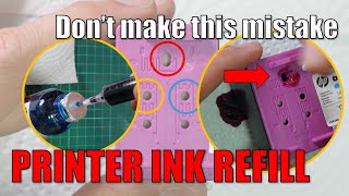 Refill printer ink cartridge the right way and save money [upl. by Gotcher]