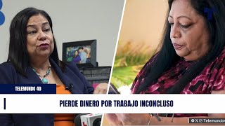 Pierde dinero al contratar compañía de alberca por trabajo inconcluso  Telemundo 40 [upl. by Tremayne]