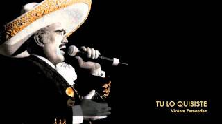 Vicente Fernandez  Tu Lo Quisiste [upl. by Leerzej]