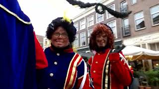 Sint Nicolaas is weer in Schiedam feest van Oude Markt om het hoekje de Hoogstraat op [upl. by Acker373]