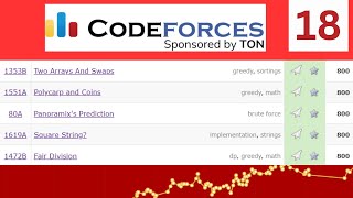 S01E18 CodeForces 800 Easy Rating for Beginners  TECHED [upl. by Notnef338]