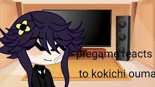 pregame reacts to kokichi ouma pt1 [upl. by Nahshunn]