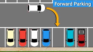 Forward Parking Step by StepHow to ParkHow to Park a Car carparking parking [upl. by Aelc]