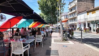 4K 60fps GolfeJuan Vallauris France walking tour Today 14 July 2024 Bastille Day [upl. by Regine]