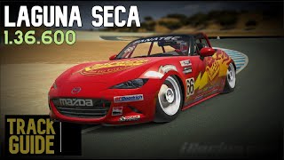 iRacing Mazda MX5 Laguna Seca  Track Guide  Hotlap [upl. by Doris372]