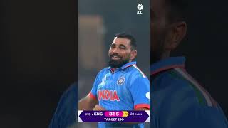 Mohammed Shamis sensational matchwinning spell against England at CWC23 🤩cricket [upl. by Arehahs]