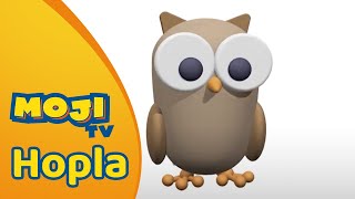 HOPLA DROOMT VAN EEN UIL 🦉  HOPLA 🐇  Nederlandse Kinderseries  MojiTV [upl. by Monney]