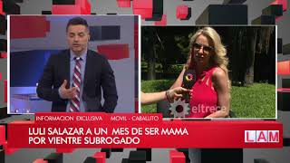 Luli Salazar a punto de ser mamá por vientre subrogado [upl. by Vincenz937]