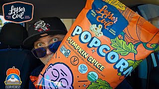 Lesser Evil® Pumpkin Spice Popcorn Review 🎃🍿  Better Than Smartfood®  theendorsement [upl. by Skylar]