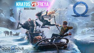 God of War Ragnorok Kratos vs Freya Ultra Gameplay Quality [upl. by Elehcar435]