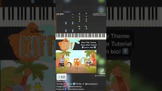 Kiff  Main Title Theme  Piano Tutorial Short [upl. by Eniamat]