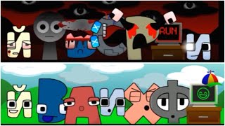 Sprunki Alphabet Lore VS Sprunki Alphabet Infected [upl. by Valenka]