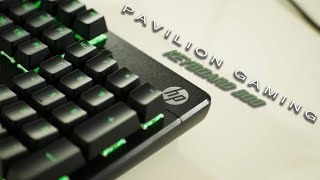 HP Pavilion Gaming Keyboard 500 With Red Mechanical Switch Review hpGamingMechanicalKeyboard500 [upl. by Fagen]