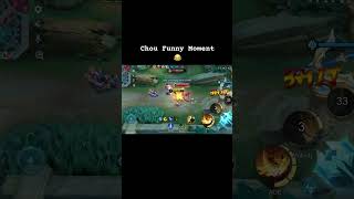 Chou Funny mobilelegends mlbbphillipines mlbb mlbbhighlights mobilelegendsindia [upl. by Peppy80]